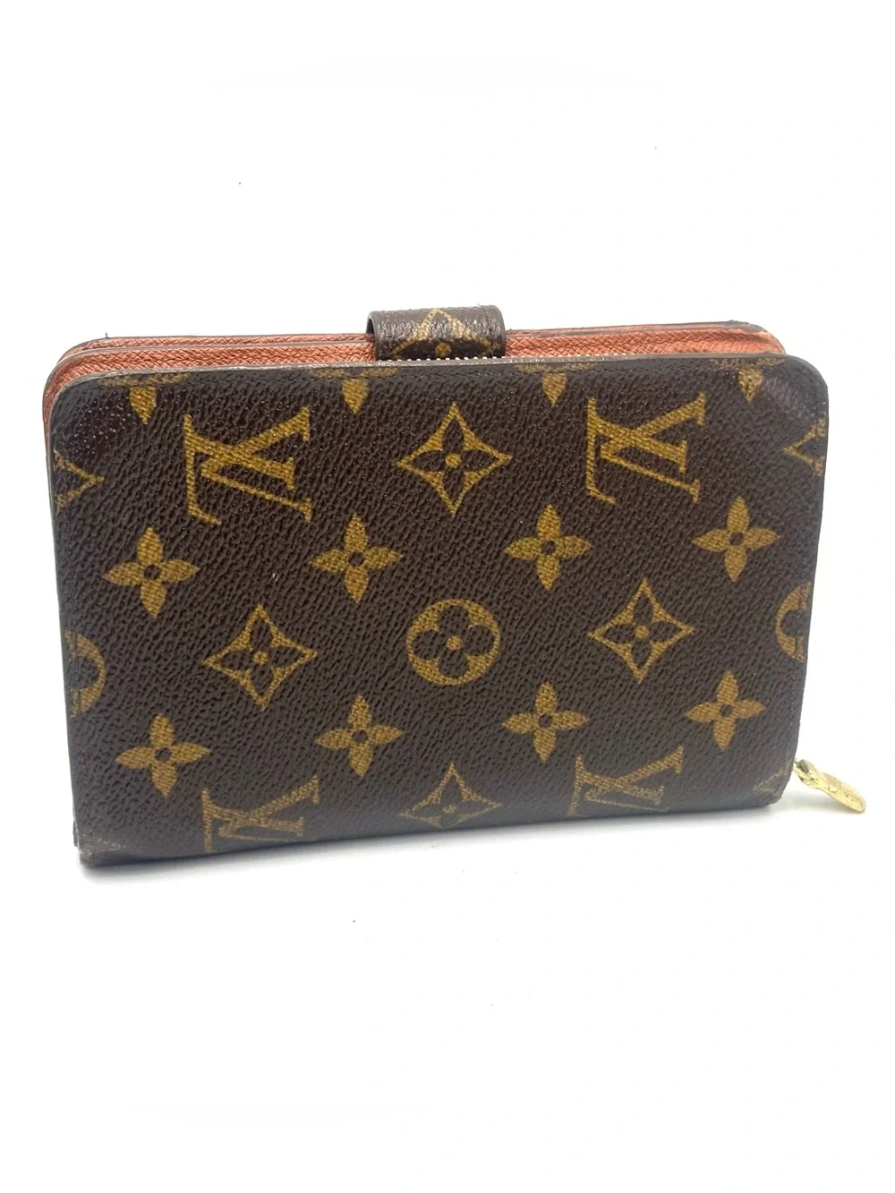 Authentic Louis Vuitton Monogram Papier wallet passport holder good condition